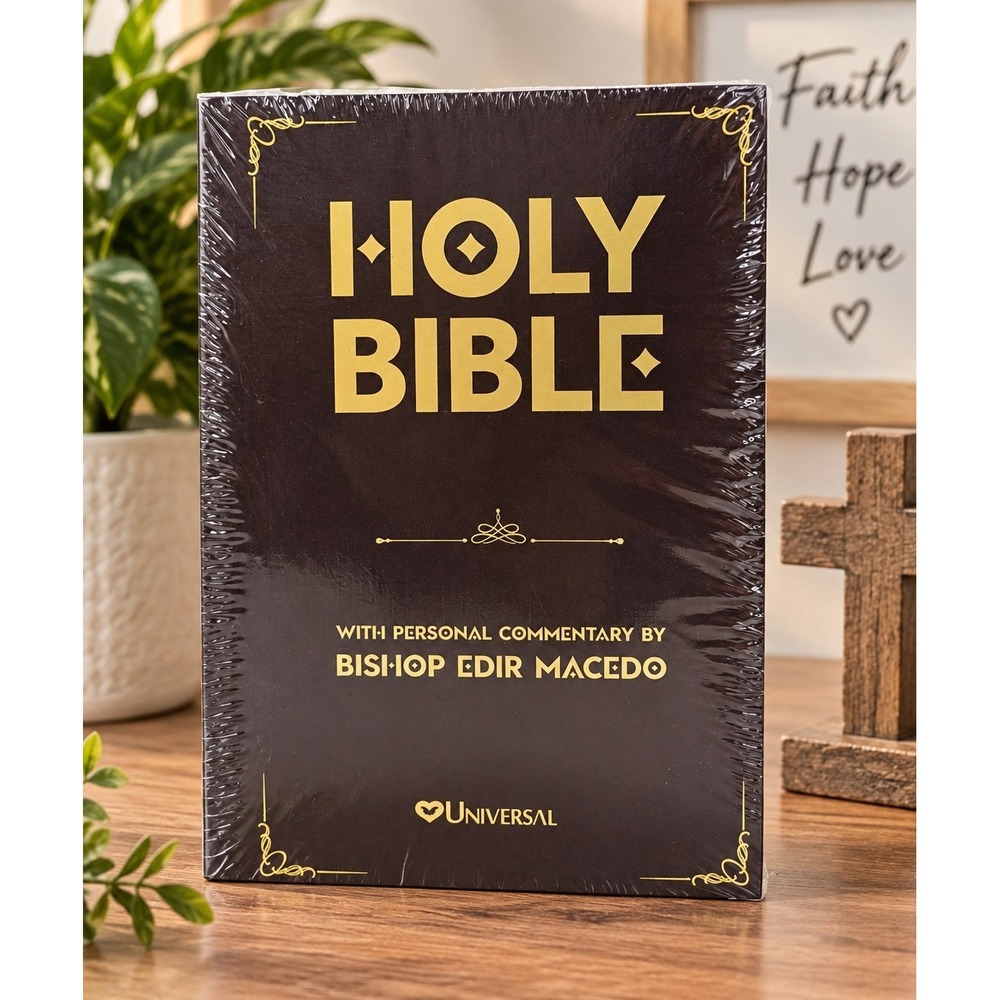 Holy Bible Bishop Edir Macedo Personal Commentary Christian Study Bible NEW
